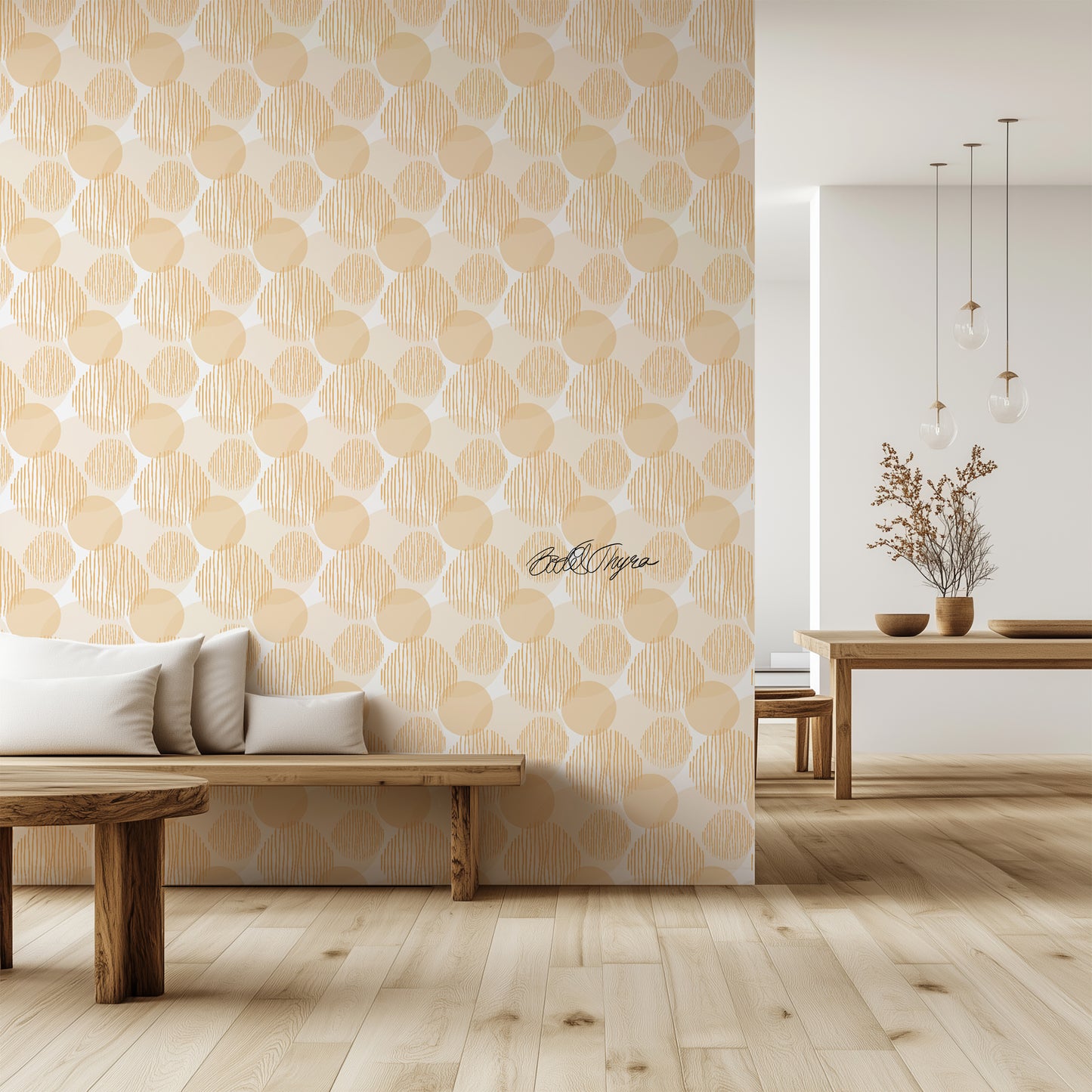 Wallpaper-Birch pendant