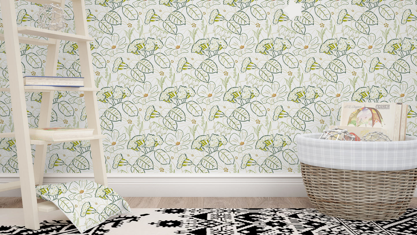 Floral Wallpaper Friskis