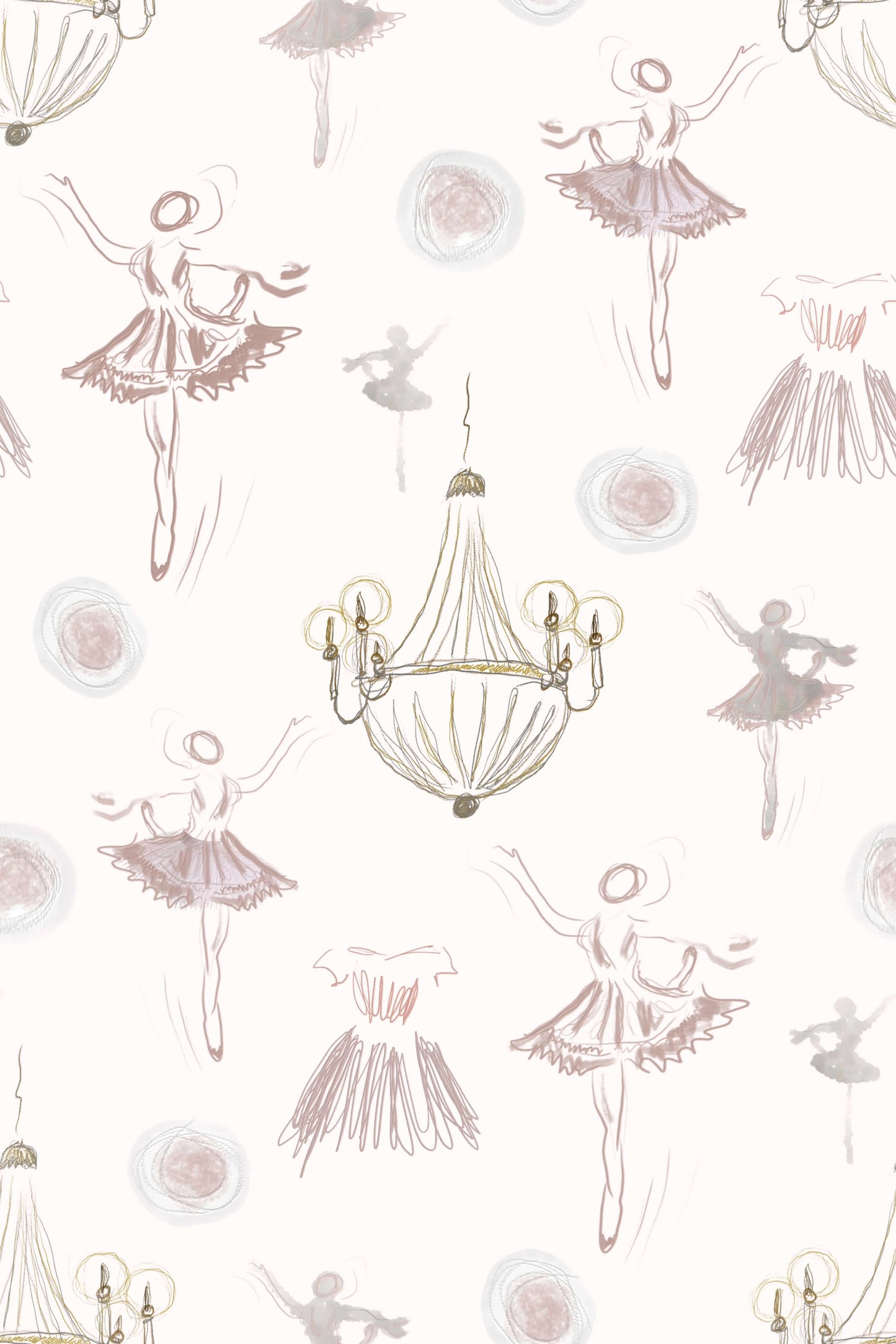 Light Chandelier Wallpaper