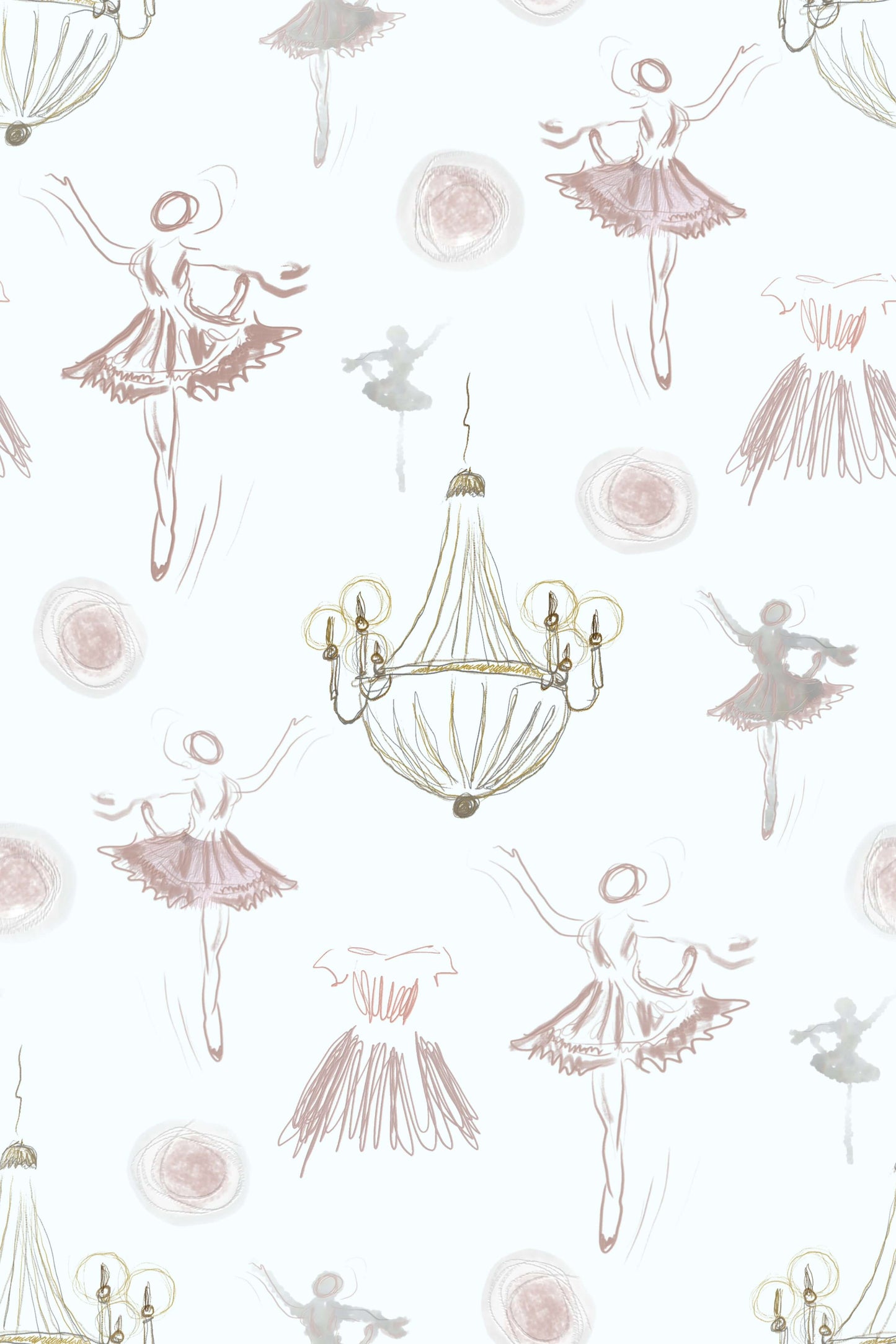 Light Chandelier Wallpaper