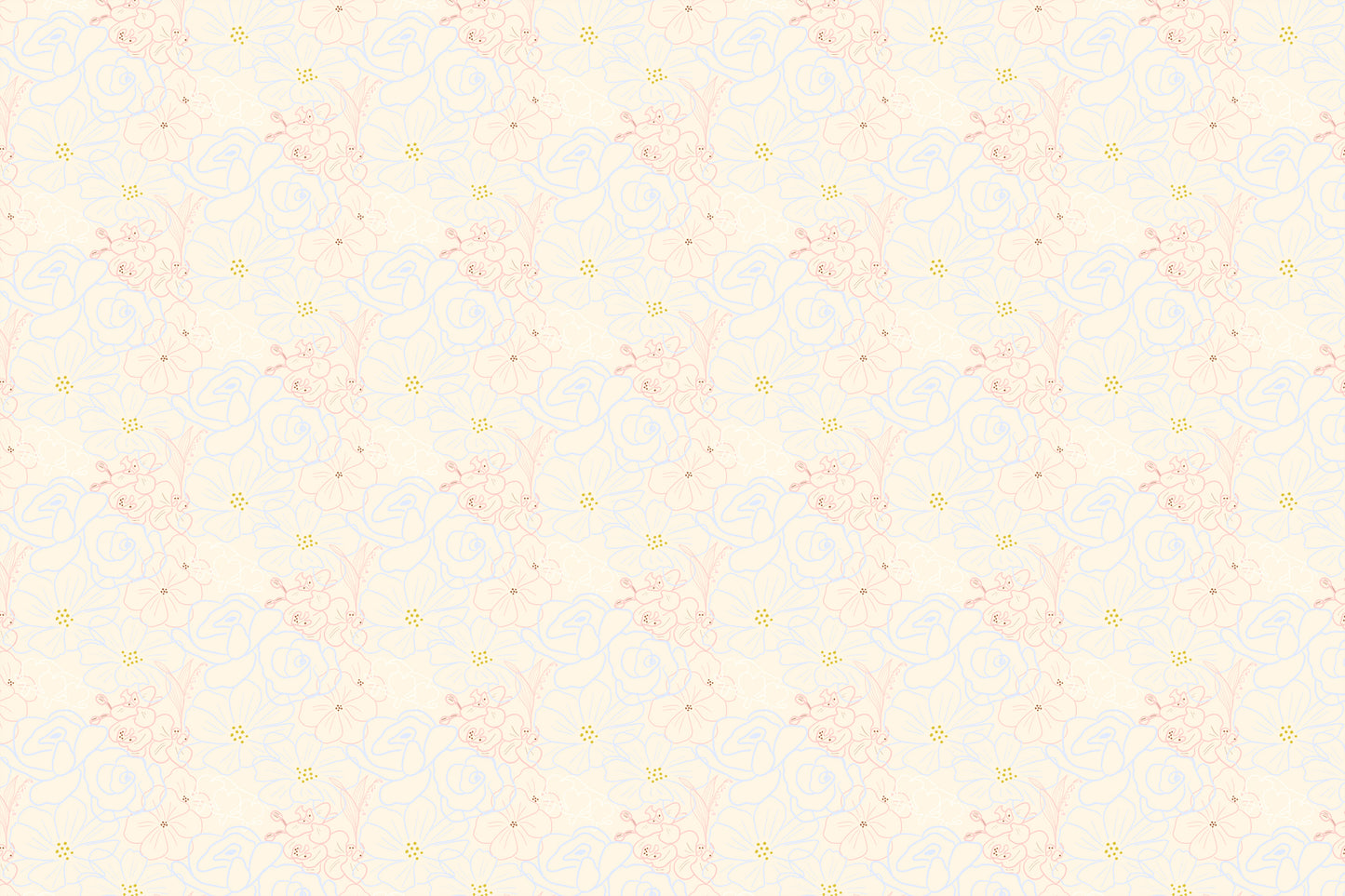 Tighta Blomster Wallpaper