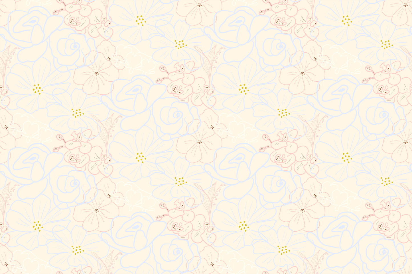 Tapetendichte Blume