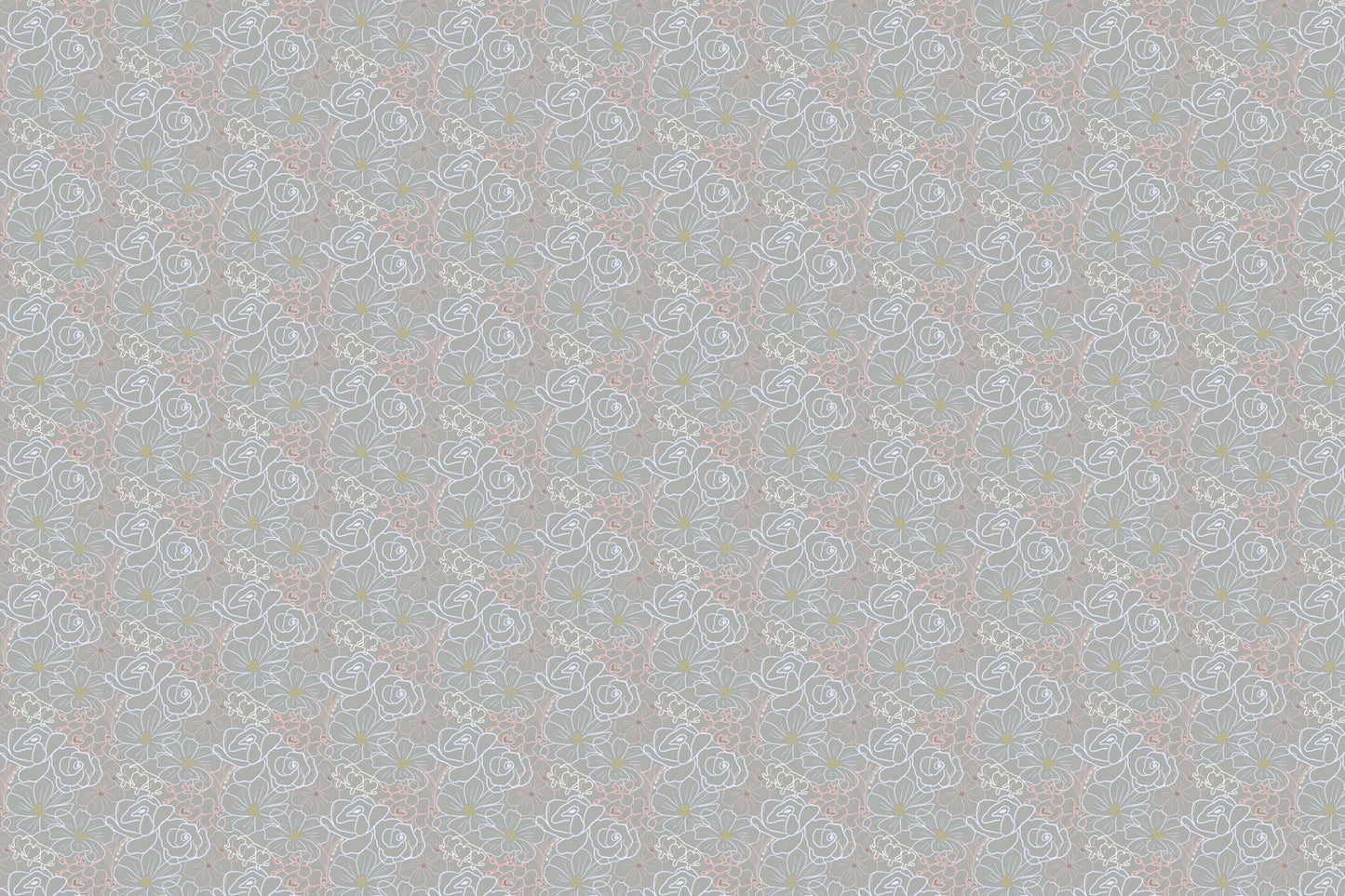 Tighta Blomster Wallpaper