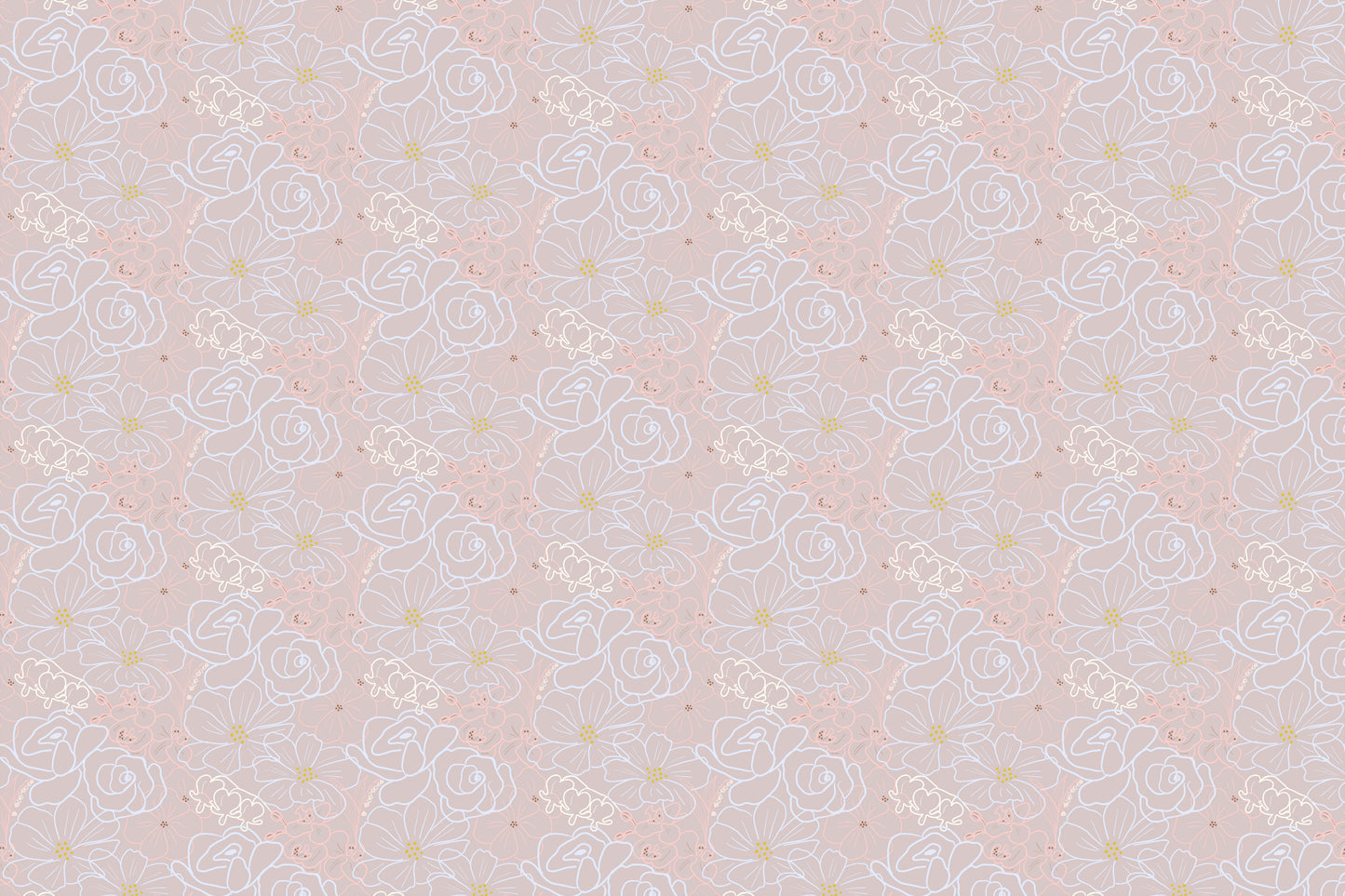 Tighta Blomster Wallpaper
