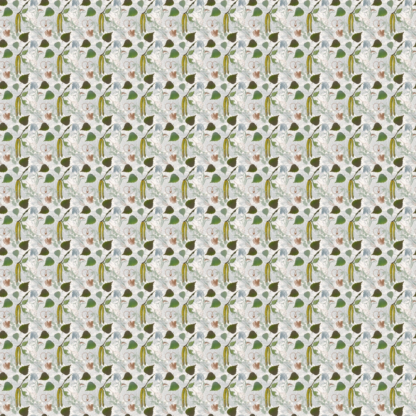 Birch Hangings Wallpaper