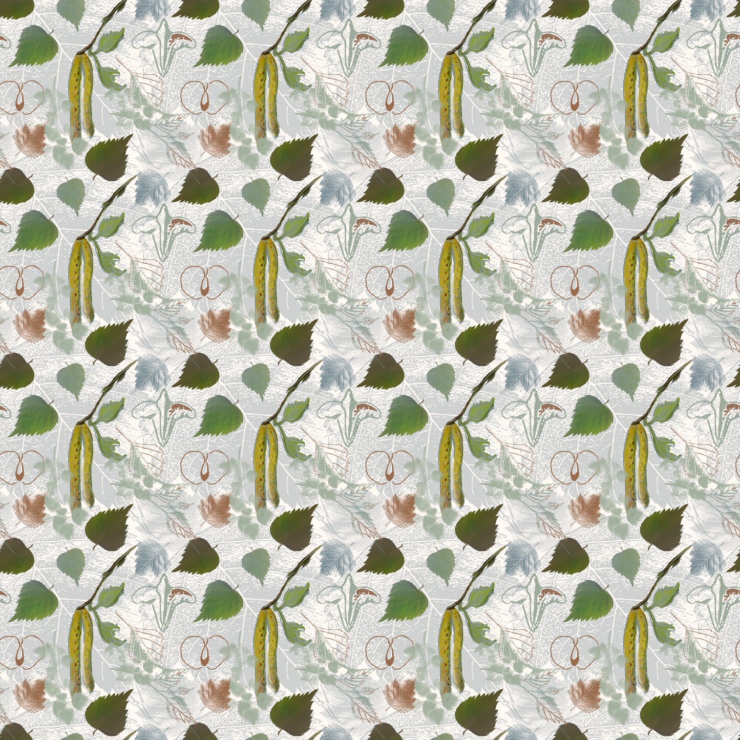 Birch Hangings Wallpaper