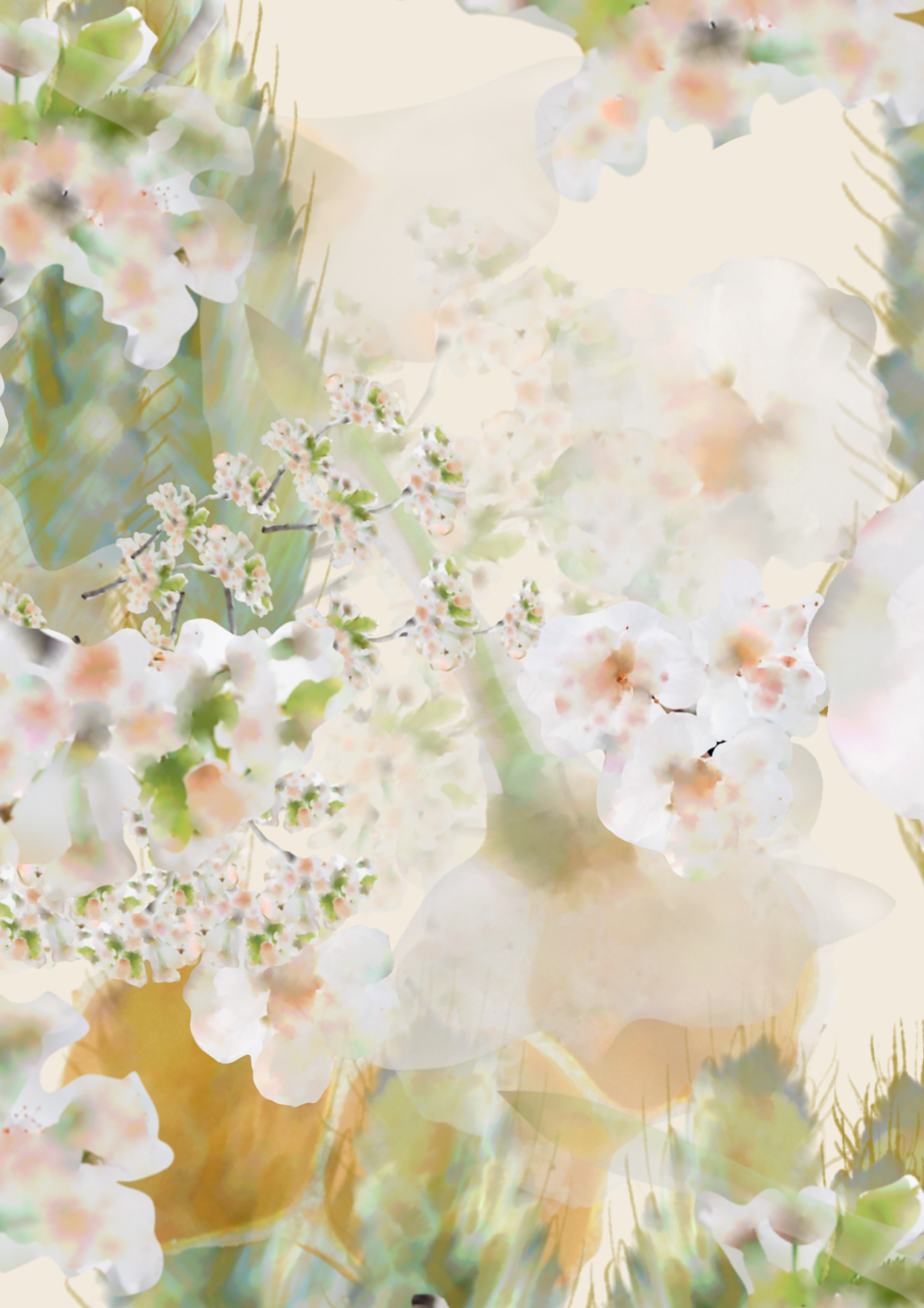 Wallpaper-Honey scissors