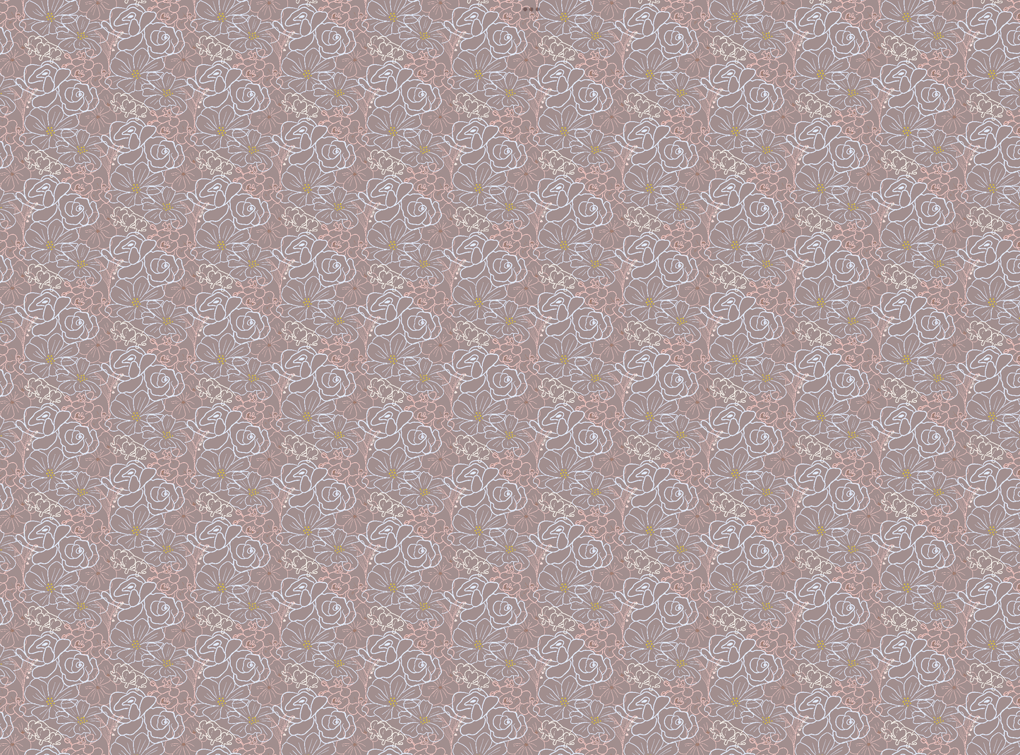 Tighta Blomster Wallpaper