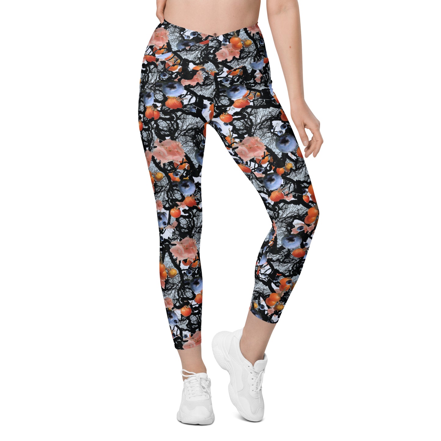 Blueberry Compote Leggings with Pockets