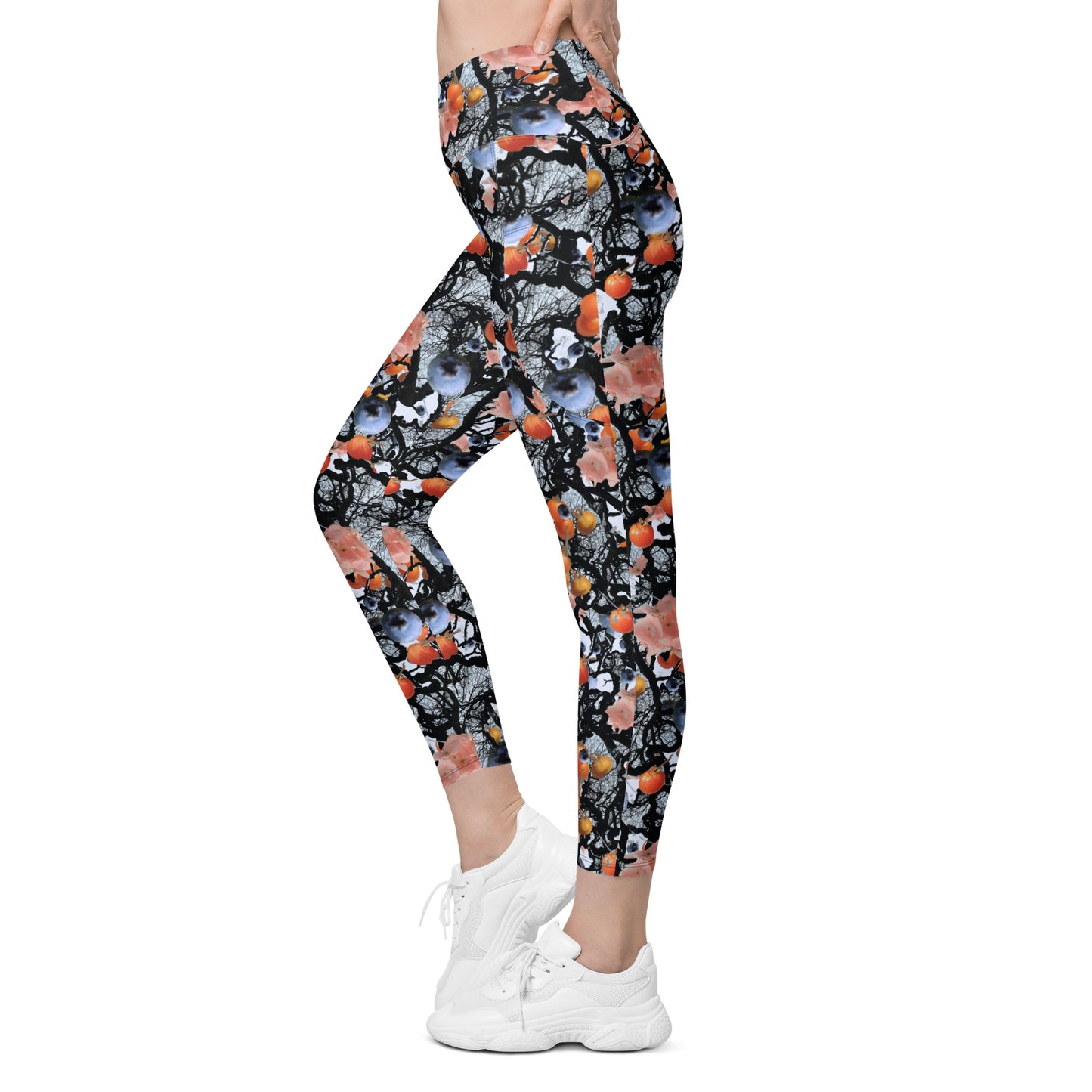Blueberry Compote Leggings with Pockets