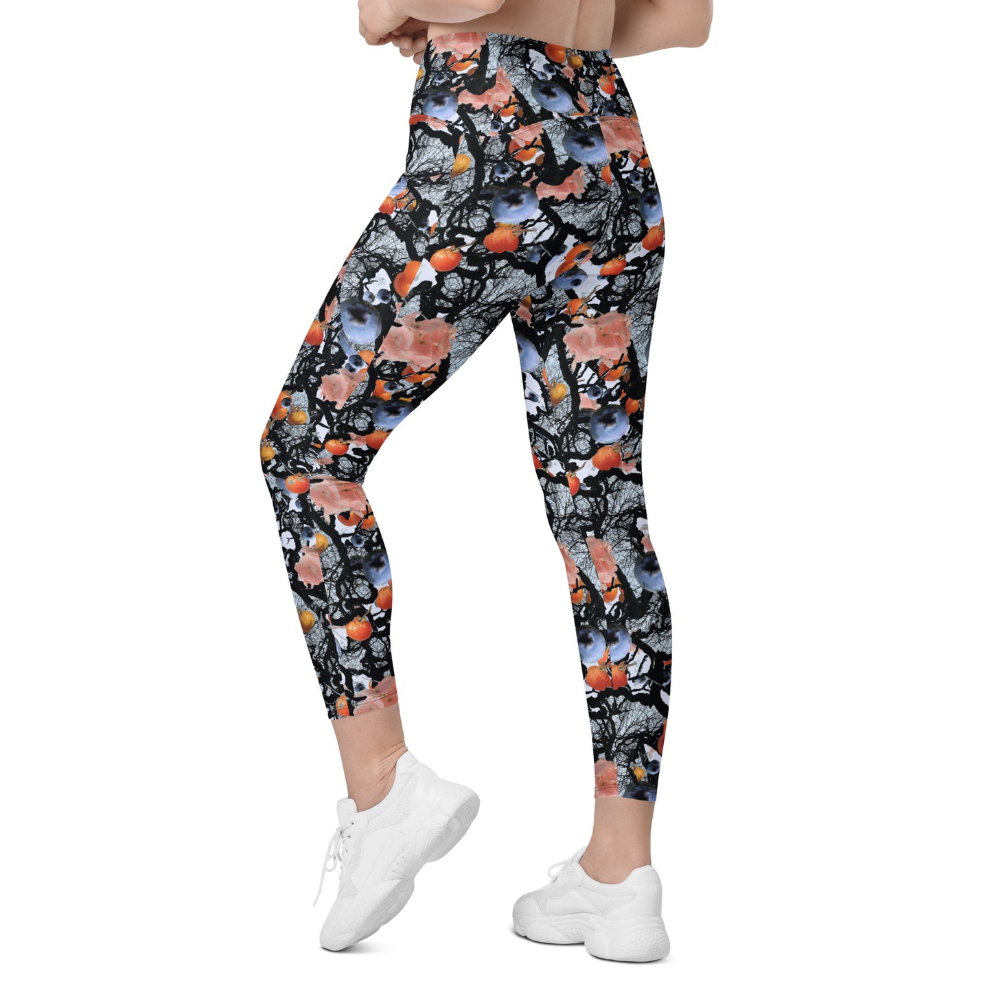 Blueberry Compote Leggings with Pockets