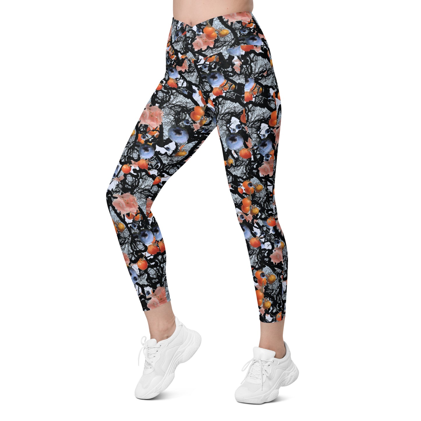 Blueberry Compote Leggings with Pockets