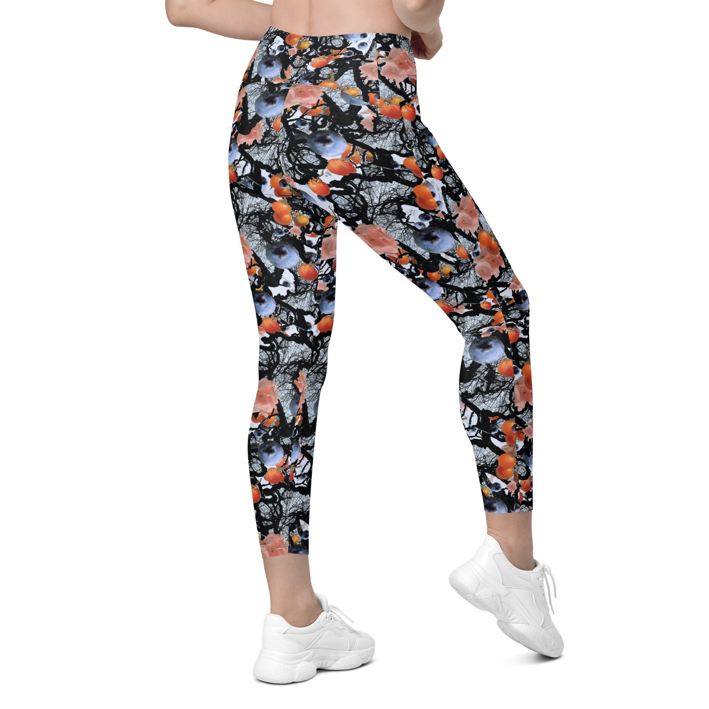Blueberry Compote Leggings with Pockets