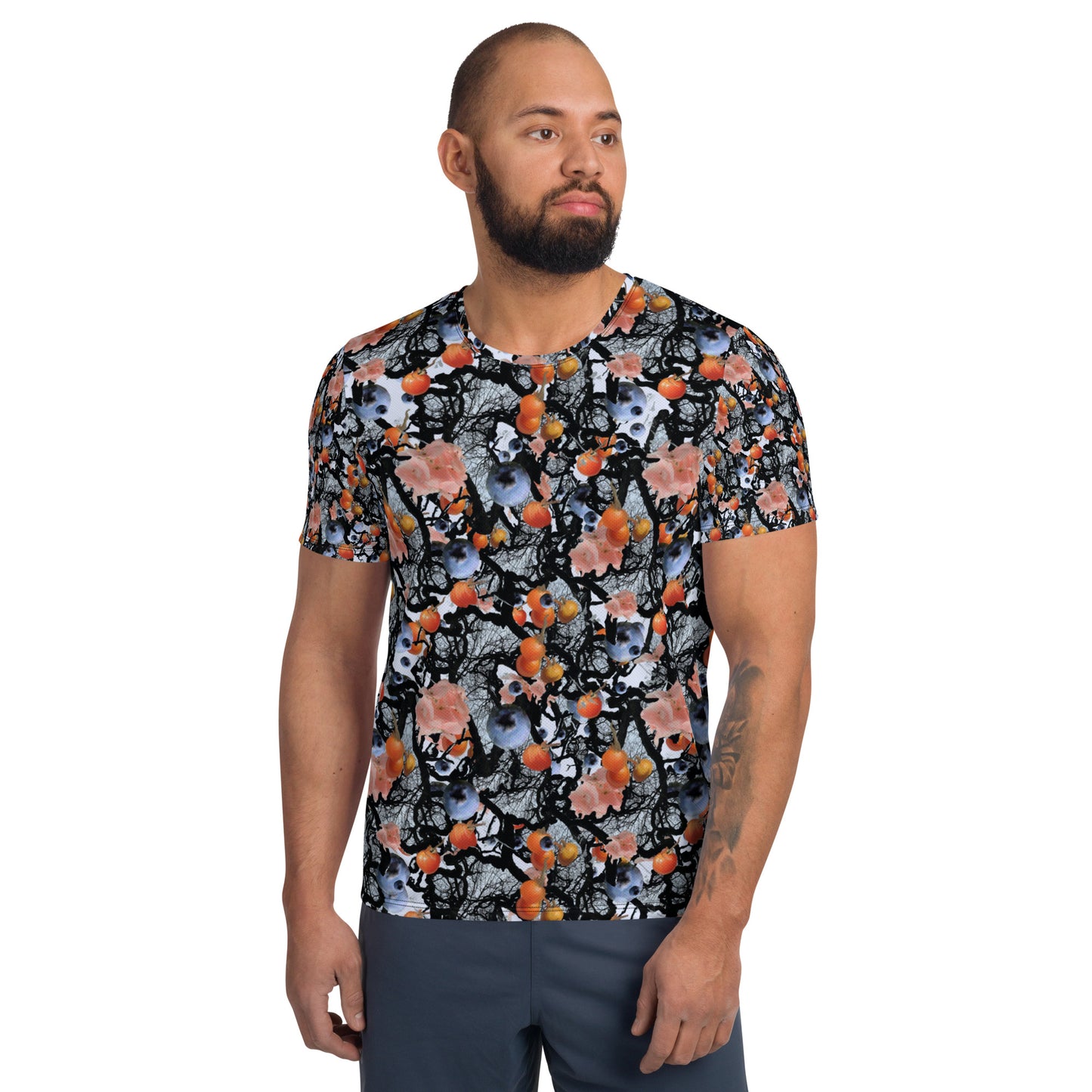 Blueberry Compote Men's Athletic T-Shirt