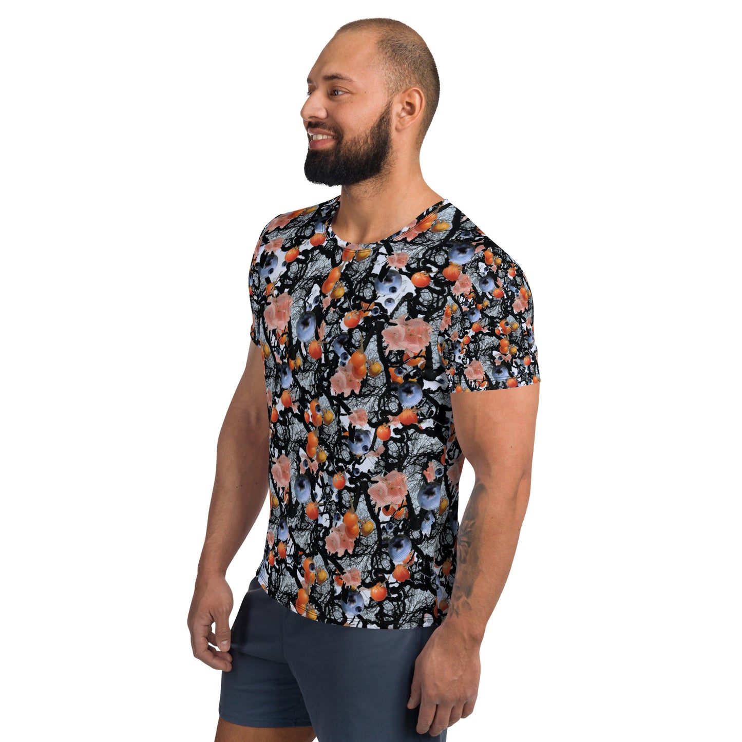 Blueberry Compote Men's Athletic T-Shirt
