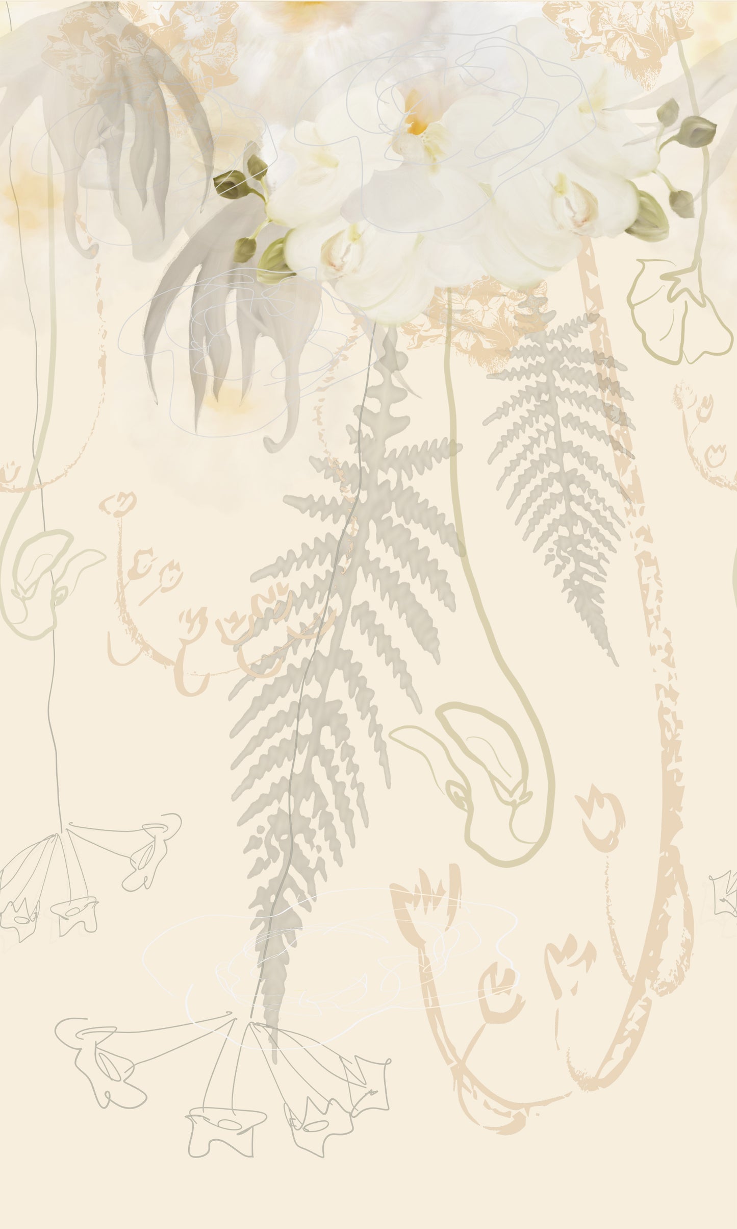 Blomster fall Wallpaper
