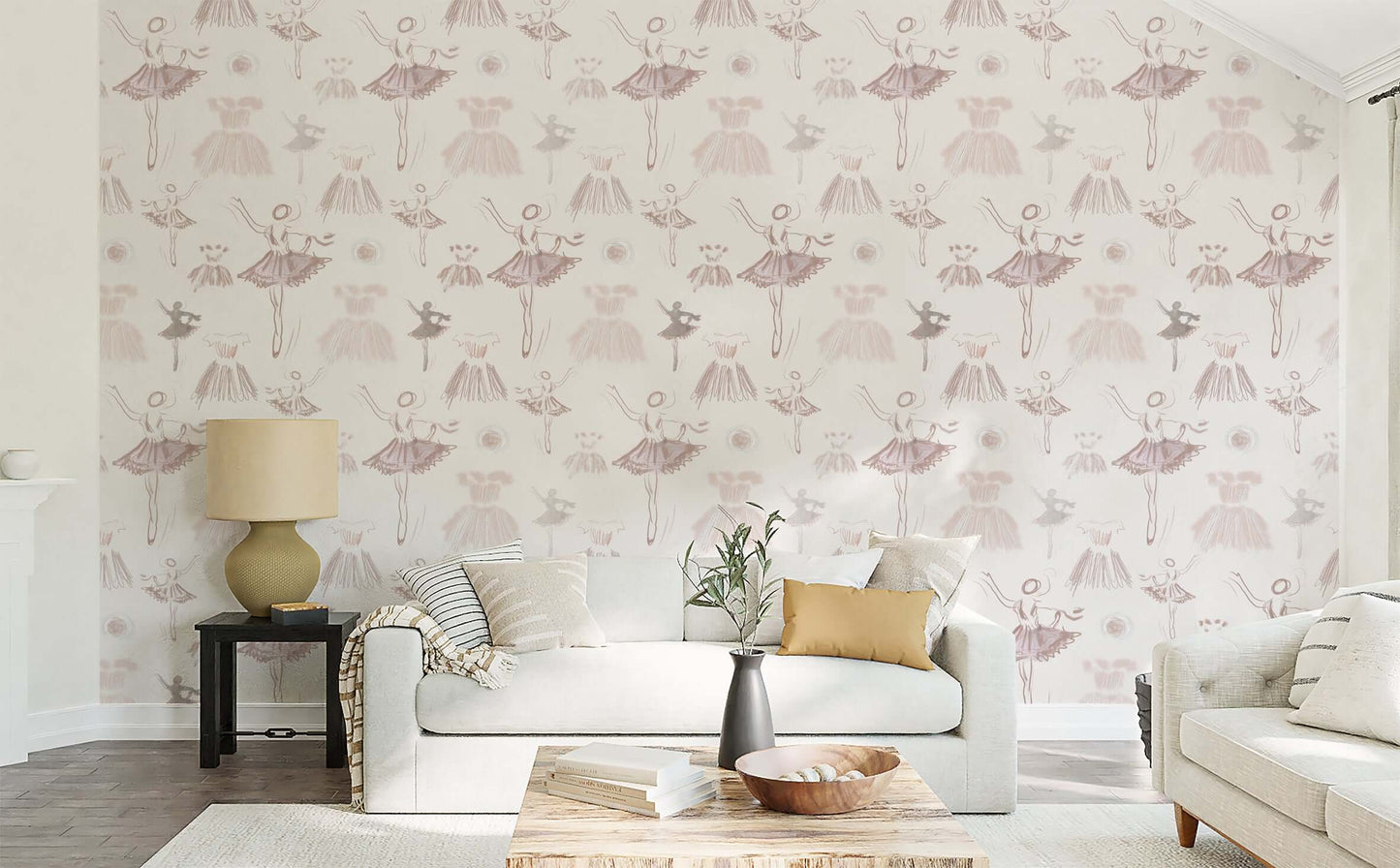 Ballerina Wallpaper Design