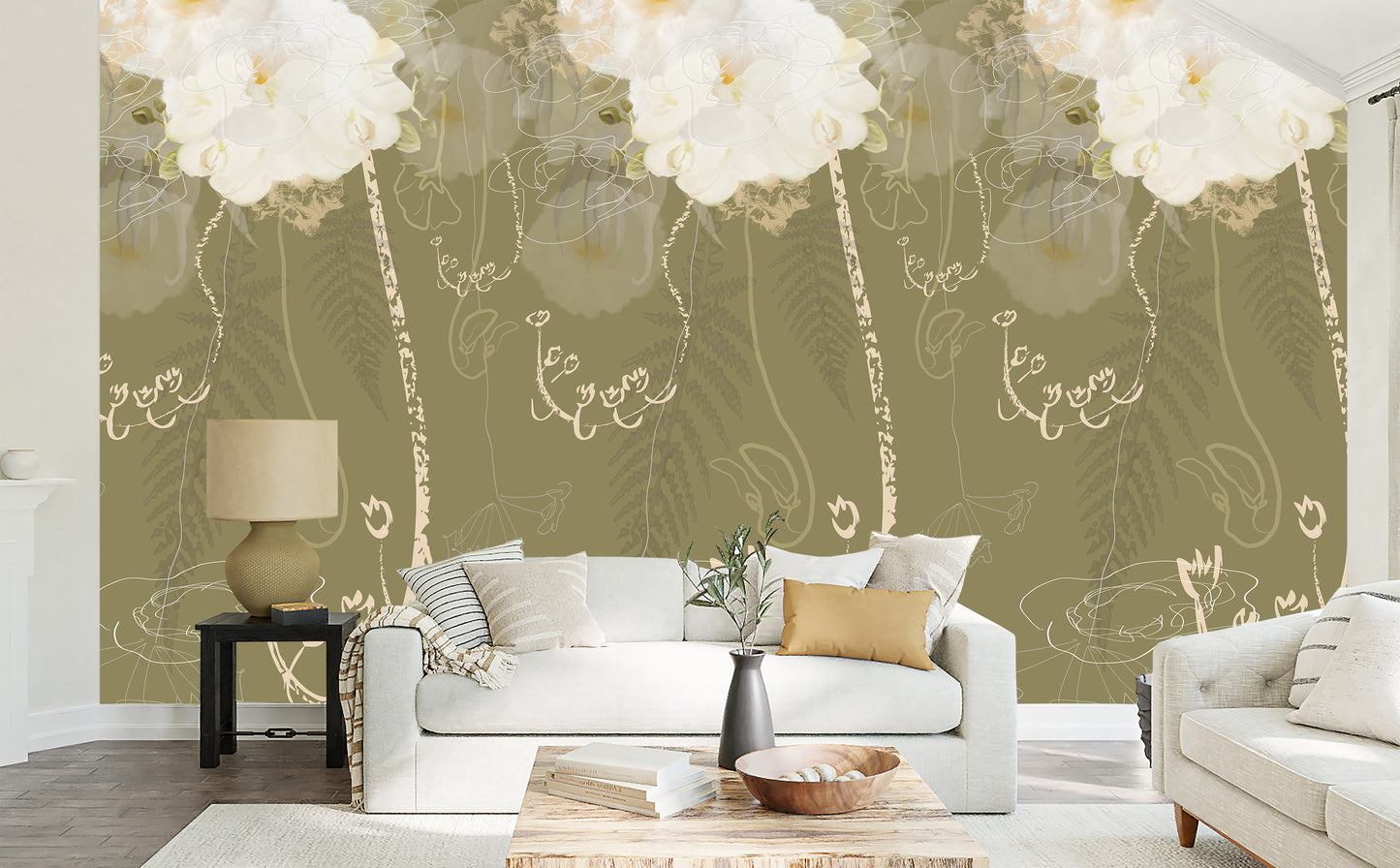 Blomster fall Wallpaper