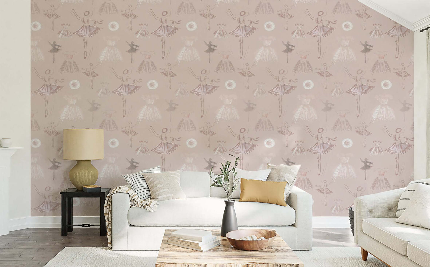 Ballerina Wallpaper Design