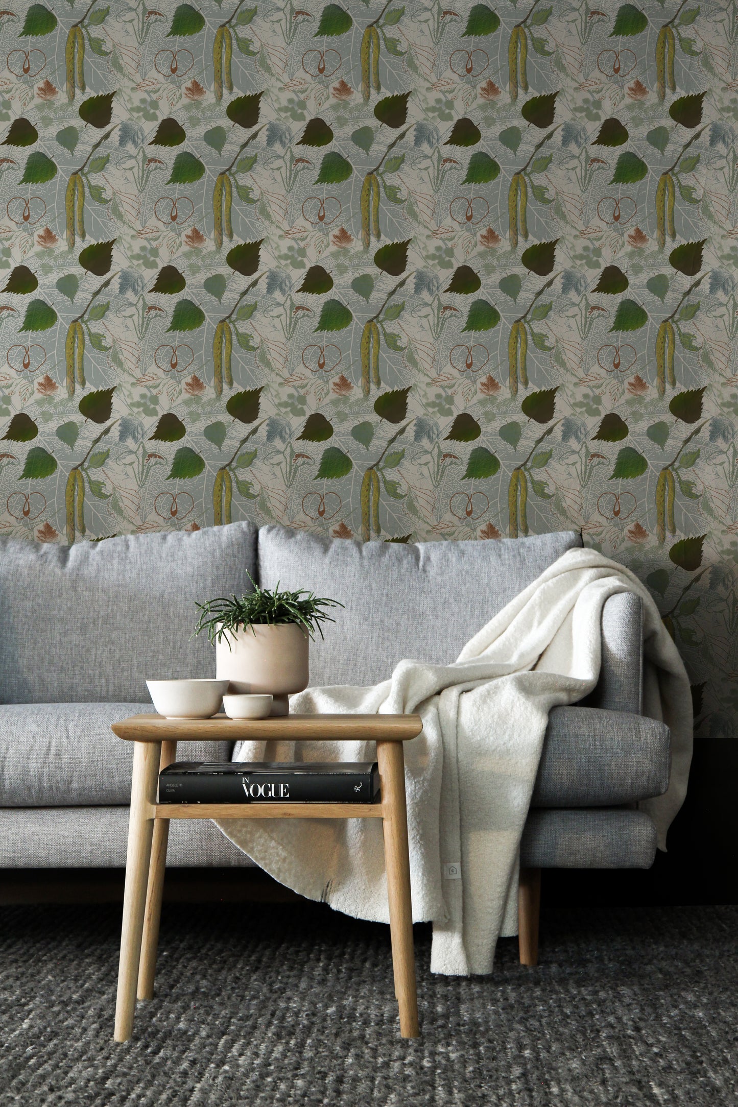 Birch Hangings Wallpaper