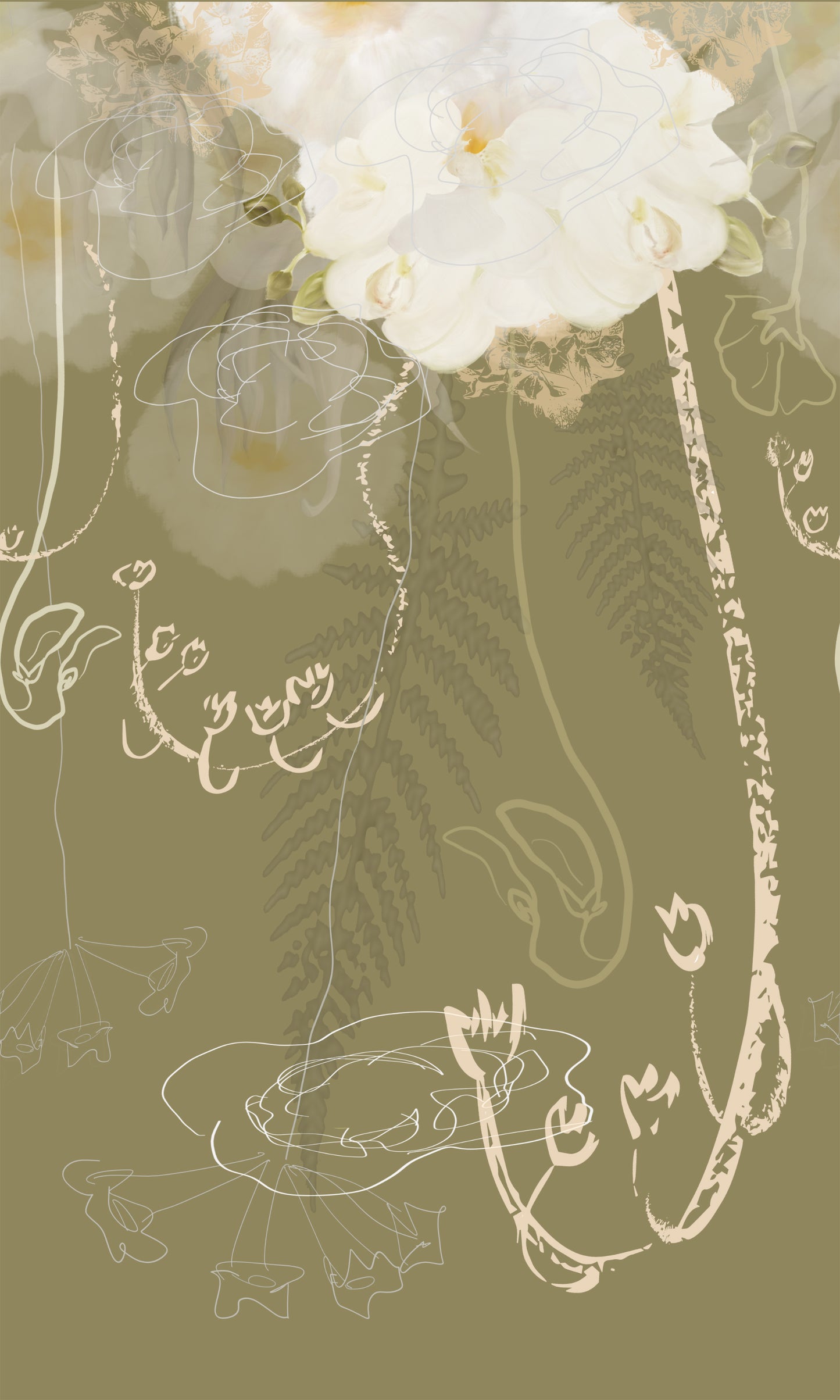 Blomster fall Wallpaper