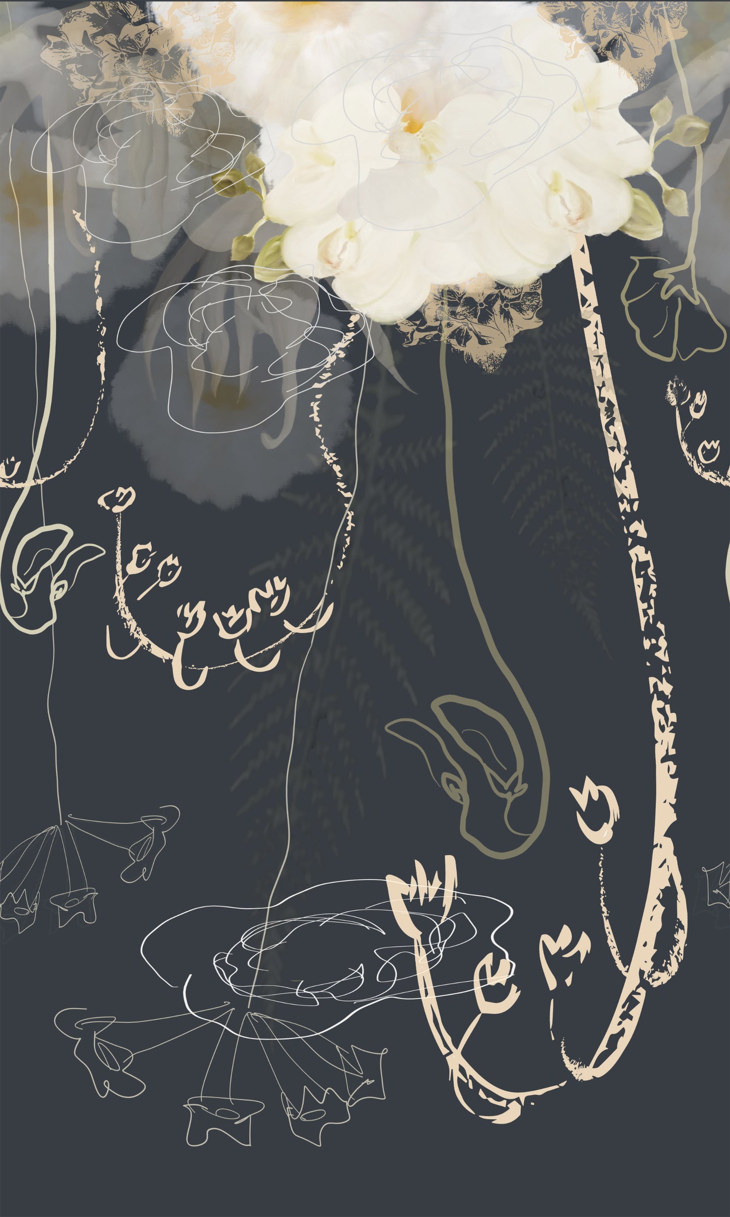 Blomster fall Wallpaper