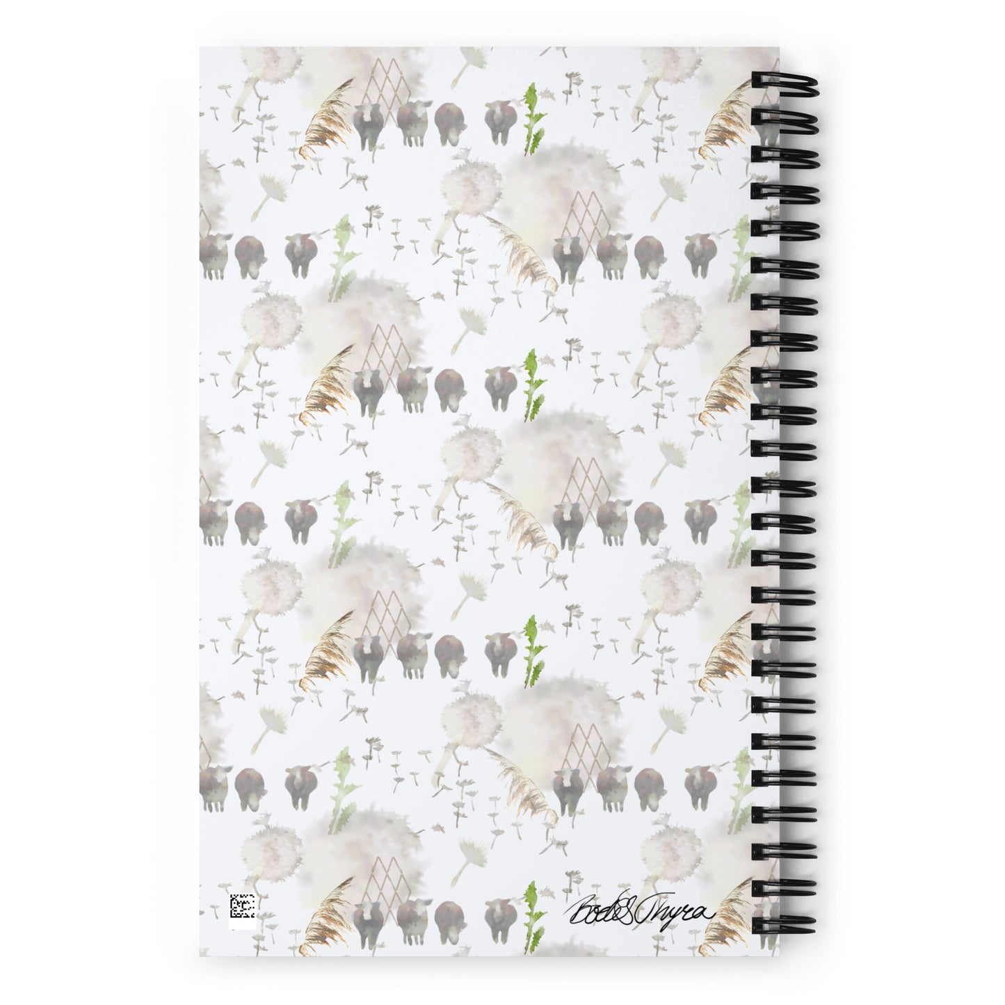 Cows Spiral Notebook