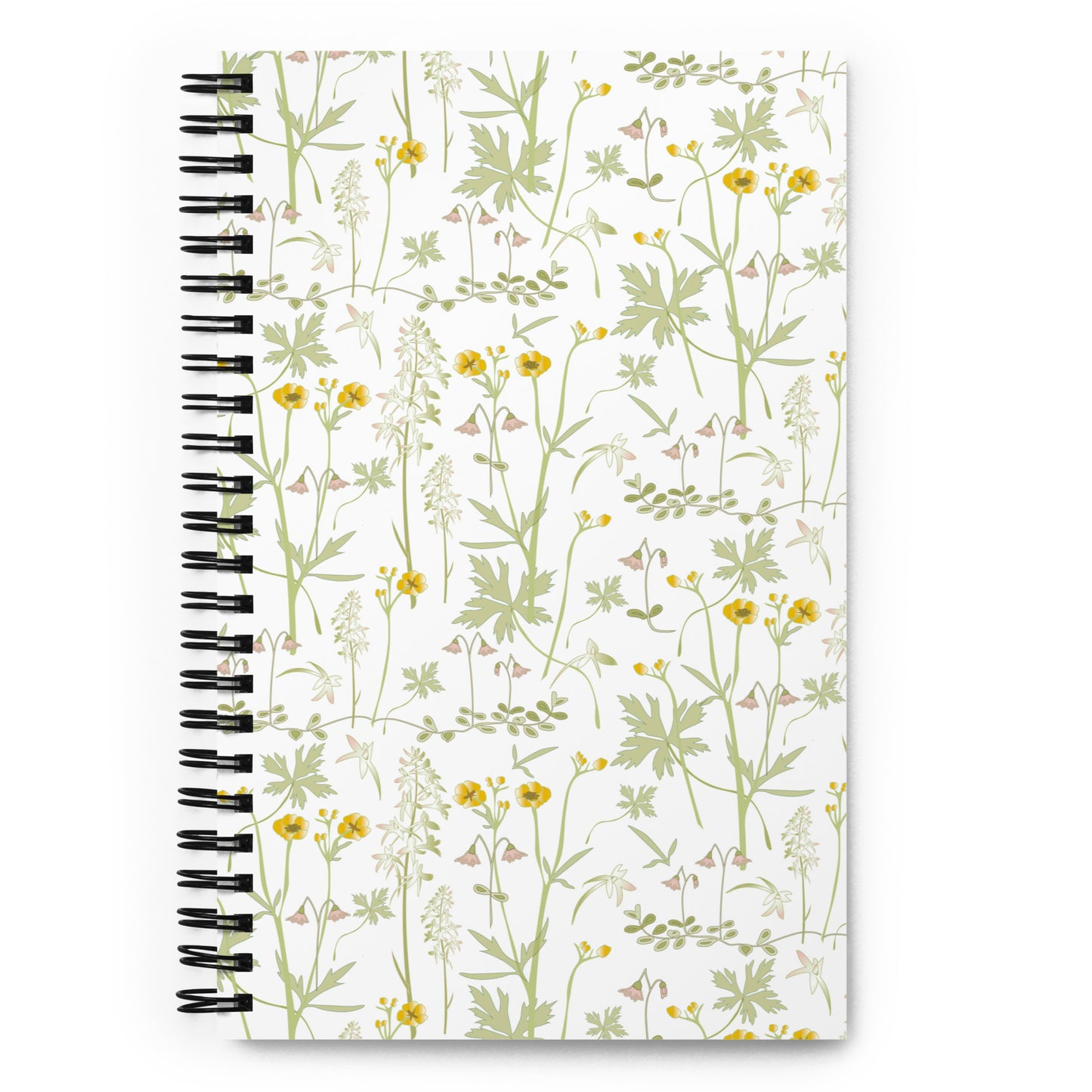 Flowerfield - Spiral notebook