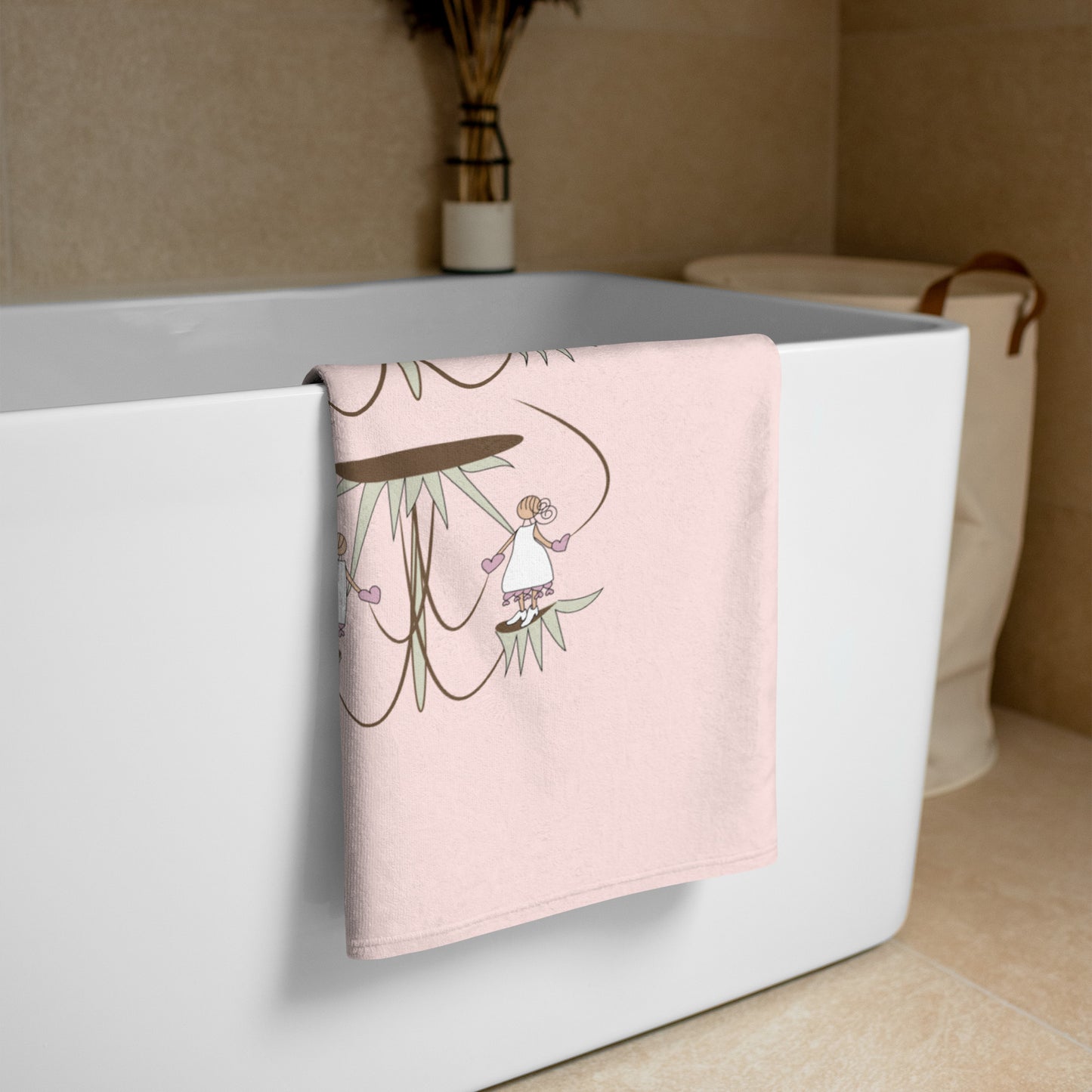 Truly Loved Pink Towel