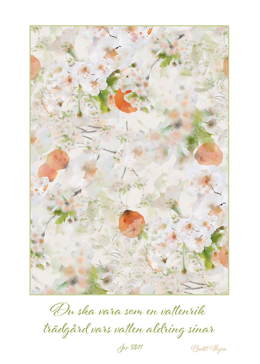 Poster - Vattenrik trädgård